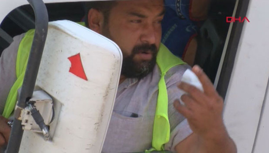 TIR sürücüsünün kaza sonrası bıçaklı direnişi TIR sürücüsünün kaza sonrası bıçaklı direnişi