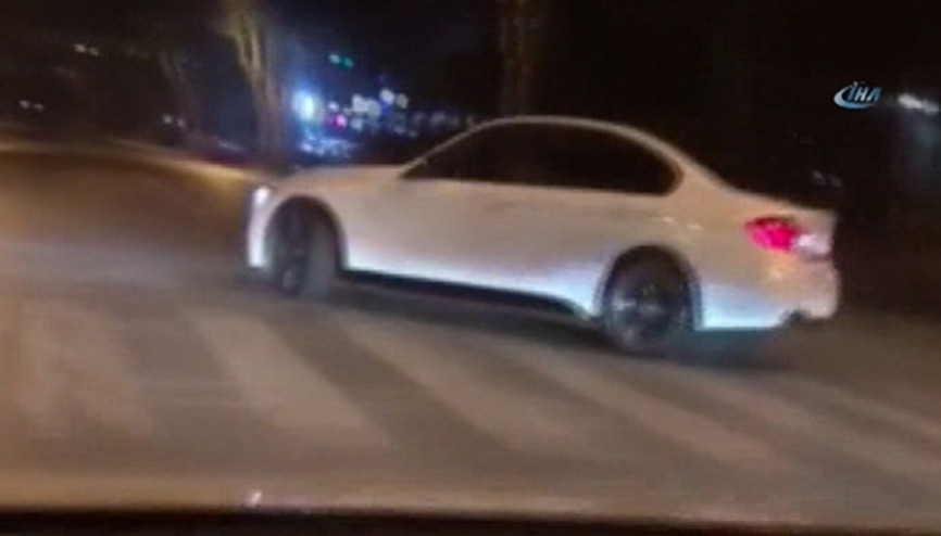 Trafik magandasının Bağdat Caddesinde terör estirdiği anlar kamerada