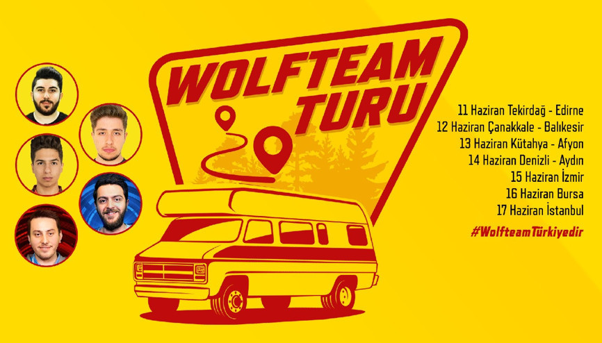 Wolfteam ekibi bayramda Türkiye turuna çıkıyor