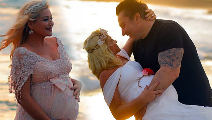 Doğuma günler kala Zahide Yetişten özel fotoğraflar