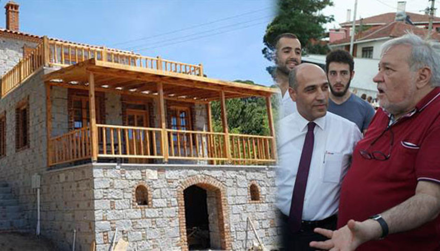 İlber Ortaylı köye yerleşti İşte o ev...