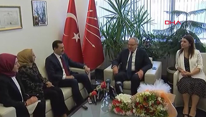 AK Parti heyeti CHPyi ziyaret etti