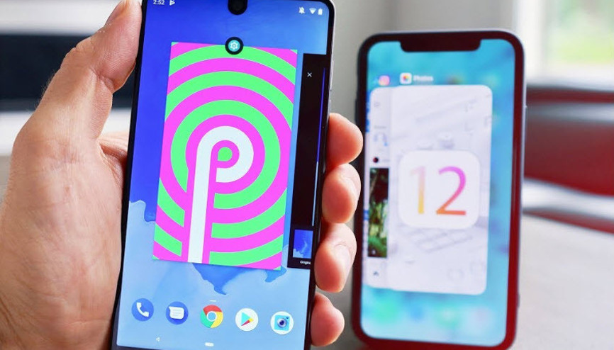 iOS ve Android P karşı karşıya