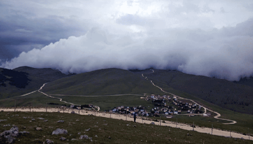Tokatta inanılmaz doğa olayı Dakikalar içinde...