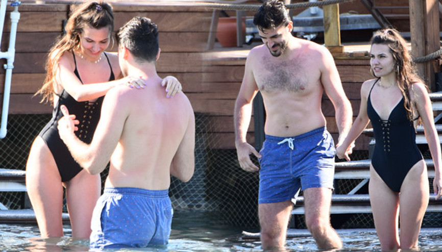 Aşıkların deniz keyfi