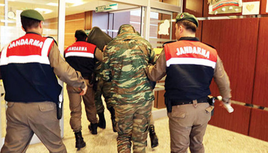 Edirnede yakalanan Yunan askerleri için tutukluluğa devam kararı