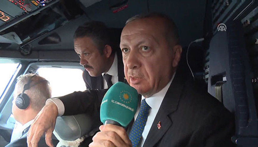 Üçüncü havalimanına ilk inişi Cumhurbaşkanı Erdoğan yaptı Üçüncü havalimanına ilk inişi Cumhurbaşkanı Erdoğan yaptı