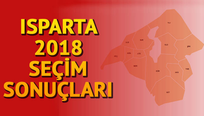 Isparta seçim sonuçları nasıl şekillendi İşte Isparta seçim sonuçlarında son durum