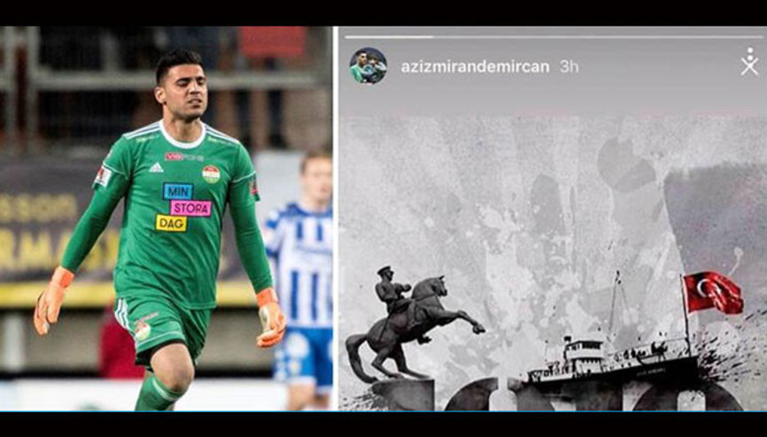 Türk kalecinin 19 Mayıs paylaşımı, takımla arasını açtı Türk kalecinin 19 Mayıs paylaşımı, takımla arasını açtı