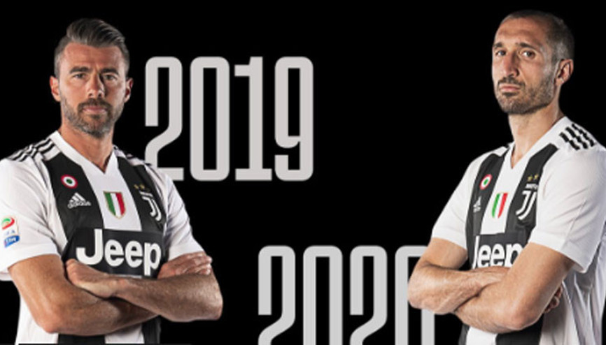 Barzagli ve Chiellini Juventusta kaldı
