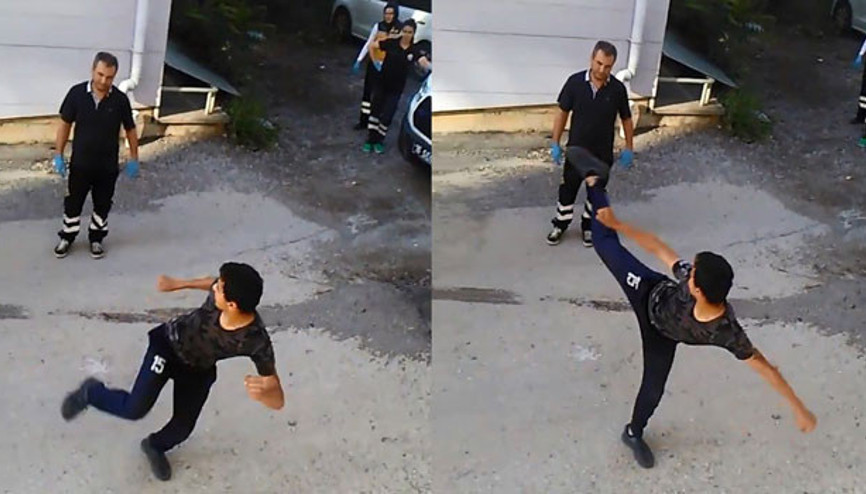 112 ekibinin Kung Fu ile imtihanı