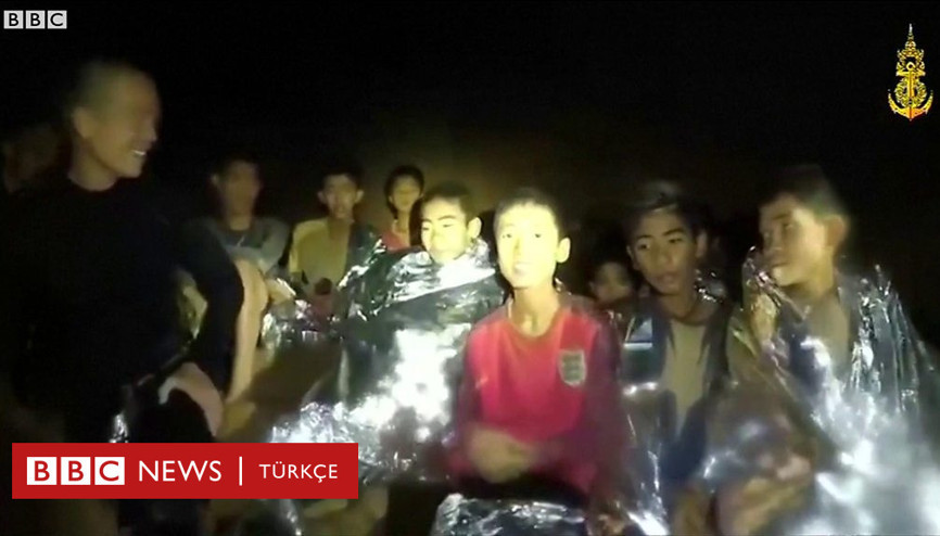 Mağarada mahsur kalan çocukların yeni görüntüleri yayınlandı