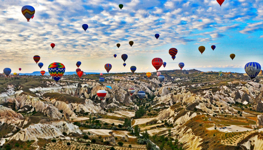 Kapadokyanın balonları 6 ayda 226 bin kişiyi uçurdu