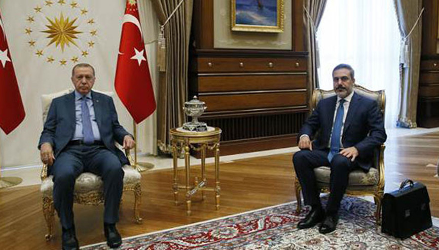Cumhurbaşkanı Erdoğan, MİT Müsteşarı ile görüştü