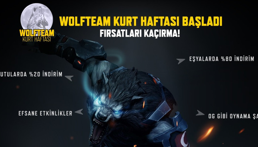 Wolfteam Kurt Haftası indirimleri başlıyor