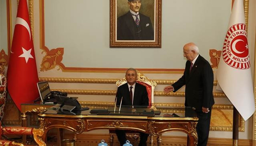 TBMM Başkanı Kahraman, Meclis Başkanlığı görevini devretti