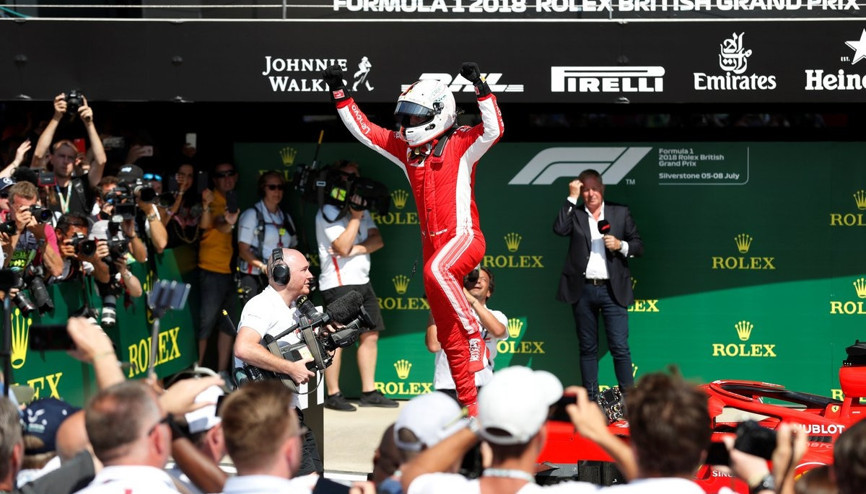 Büyük Britanyada kazanan Vettel