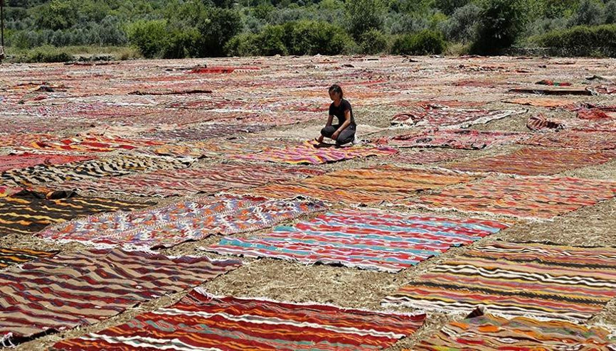 Antalya’nın halı tarlaları