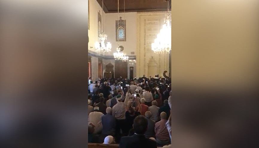 Erdoğan Hacıbayram Camisinde