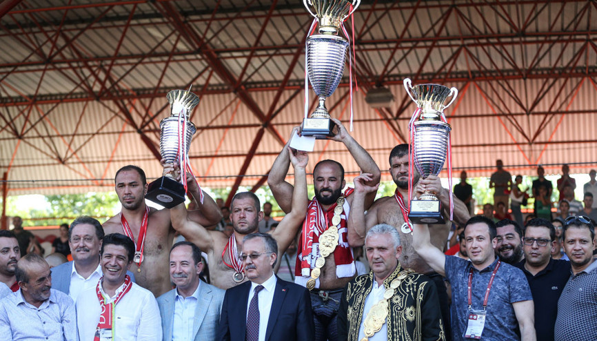 Kırkpınarın Başpehlivanı Orhan Okulu oldu