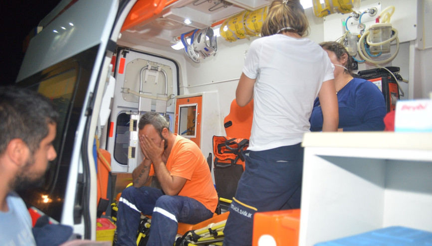 8 işçi kaynağı belli olmayan gazdan zehirlendi 8 işçi kaynağı belli olmayan gazdan zehirlendi