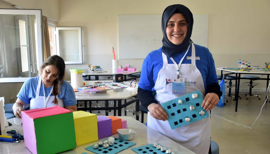 Atık malzemelerle matematik öğrenecekler