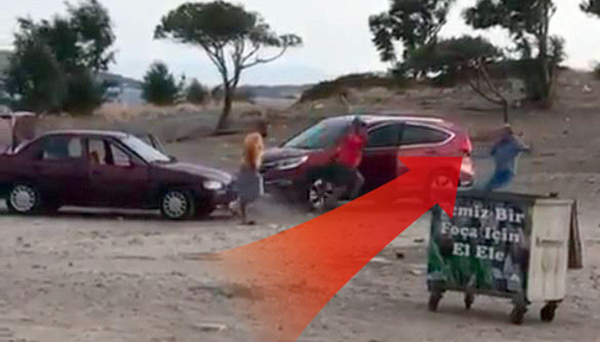 Yol tartışması kötü bitti... Akıl almaz anlar...