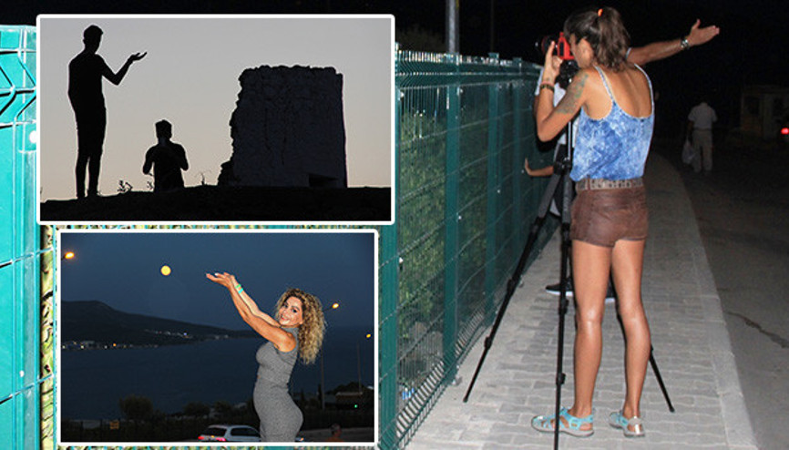 Kanlı Ay yakalamaca... İşte Kanlı Ay tutulmasından fotoğraflar