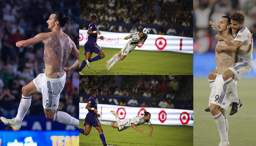 Zlatana hat-trick için 25 dakika yetti
