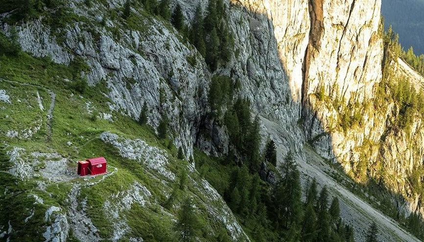 Yüksek irtifada ikonik mağaza