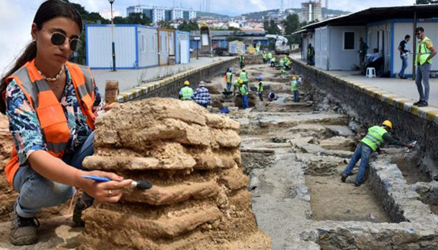 İşte Haydarpaşadan çıkan tarihi kalıntılar