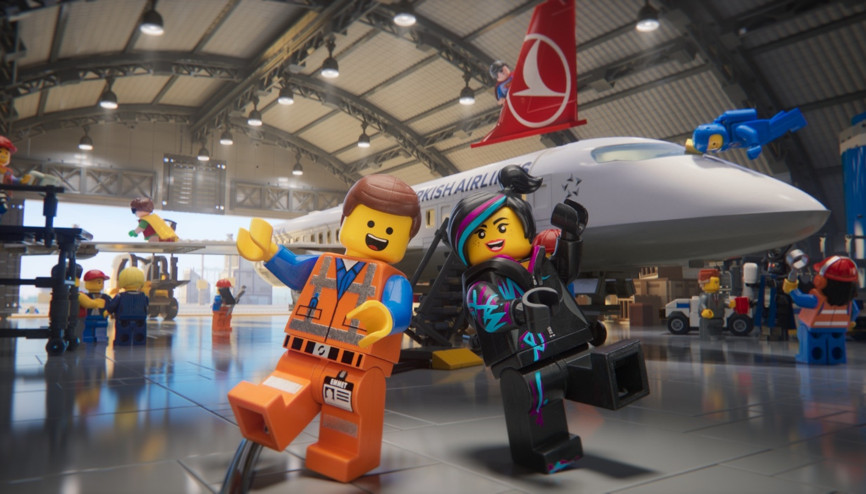 Lego karakterleri Türk Hava Yolları filminde