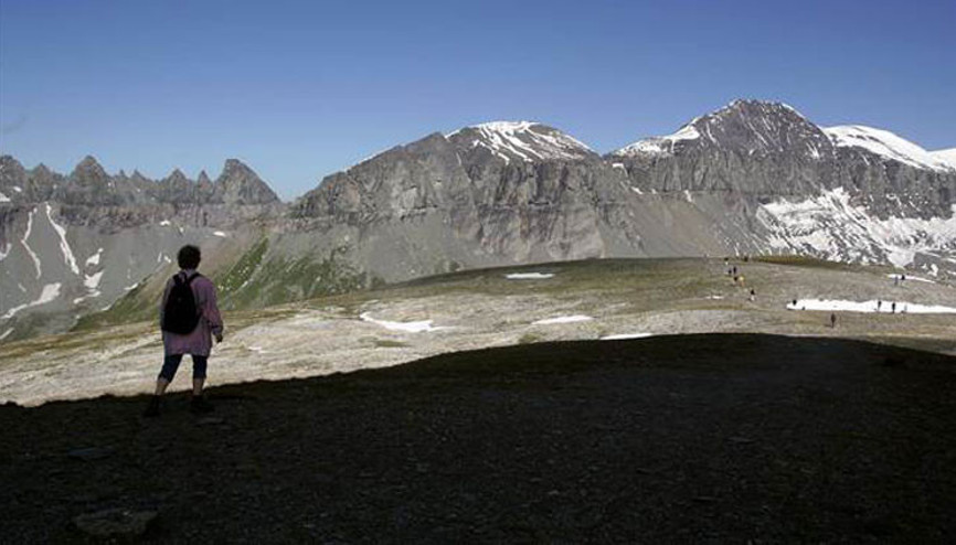 İsviçre Alplerinde uçak düştü