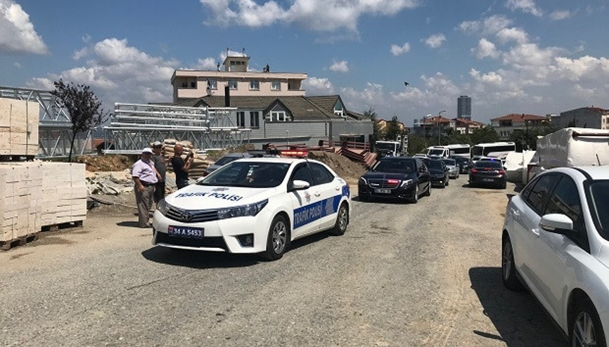 Cumhurbaşkanı Erdoğan Çamlıca Camii İnşaatında incelemelerde bulundu