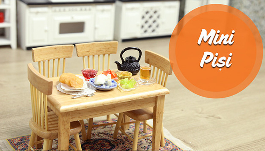 Mini Türk Mutfağı - Mini Pişi