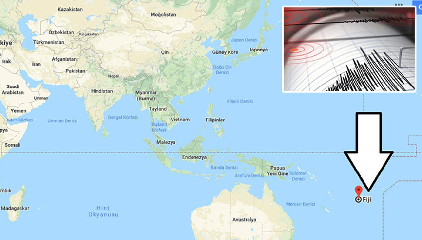 Fijide 8,2 büyüklüğünde deprem