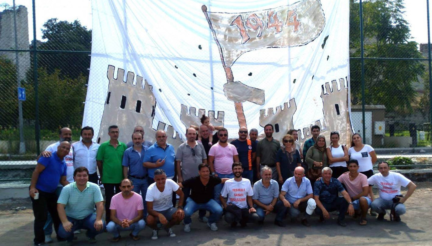 Yedikulespor için kenetlendiler... Kulüpleri için nöbet tutuyorlar