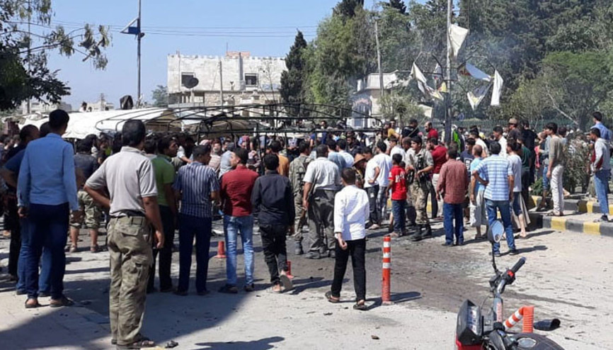 Azez’de bombalı saldırı: 2 ölü, 18 yaralı