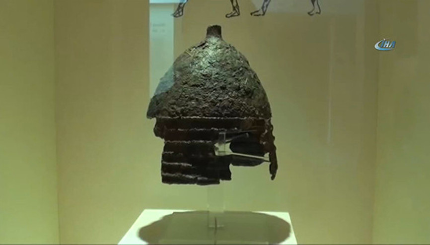 2 bin 800 yıllık savaşçı miğferine paha biçilemiyor