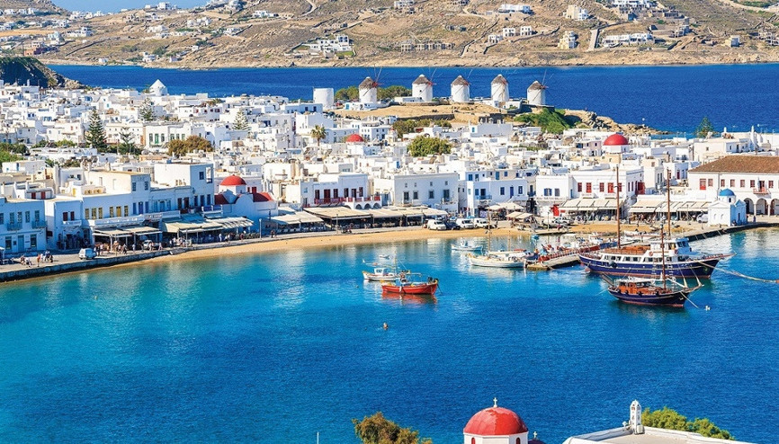 Beyaza teslim bir güzel: Mikonos Beyaza teslim bir güzel: Mikonos