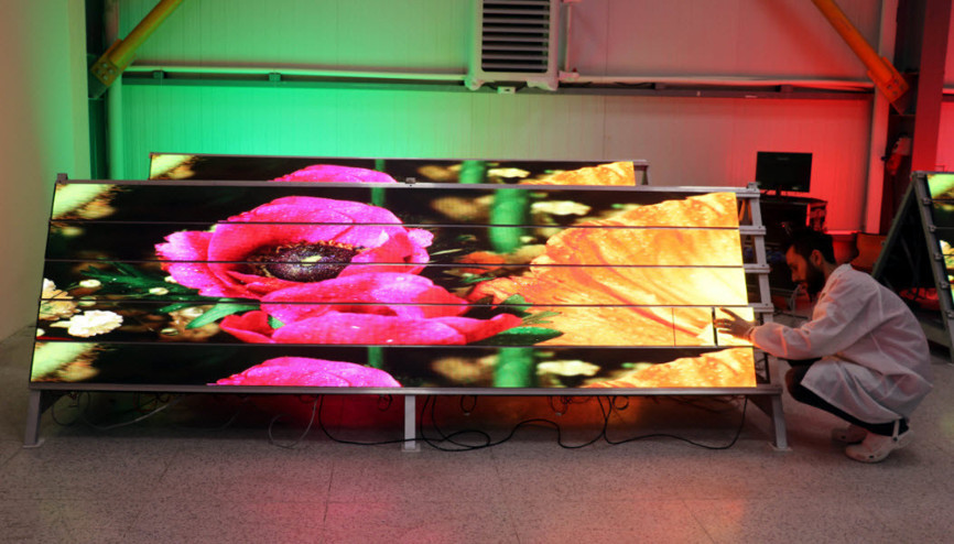 İstanbul Yeni Havalimanının LED ekranları Amasyadan