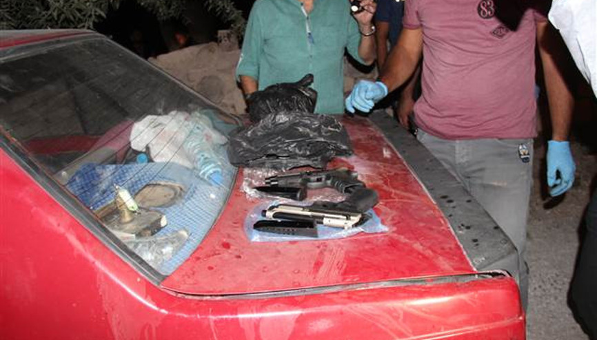 Havaya ateş açınca yakalandılar