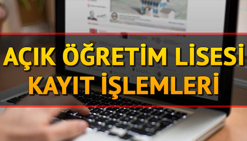 AÖL kayıt yenileme ne zaman AÖL ilk kayıt işlemleri