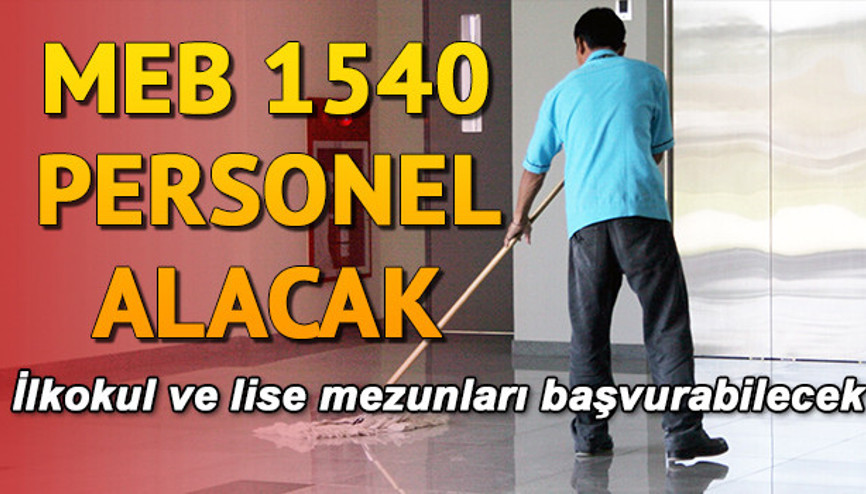 MEB İŞKUR üzerinden personel alımı yapıyor