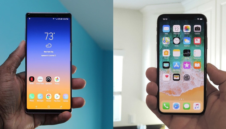 iPhone XS Max mi Galaxy Note 9 mu