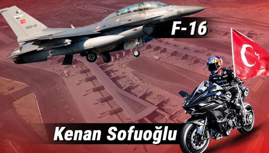 Yok böyle yarış F-16ya karşı Kenan Sofuoğlu... Yok böyle yarış F-16ya karşı Kenan Sofuoğlu...