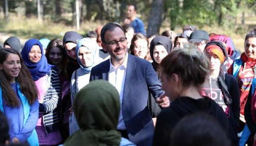 Bakan Kasapoğlu’ndan gençlik kampına ziyaret