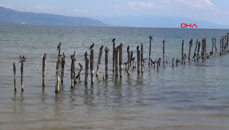 İznik Gölündeki çekilme mevsimsel yaşanan bir tabiat olayı