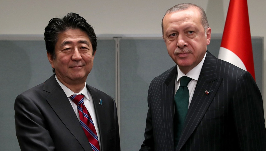 Cumhurbaşkanı Erdoğan Japonya Başbakanı Abe ile görüştü