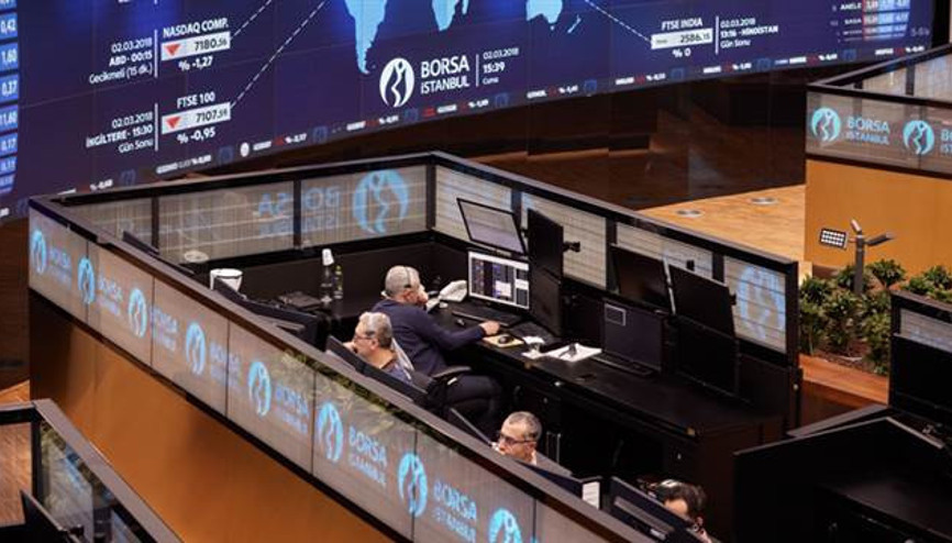 Borsa ilk yarıda yükseldi